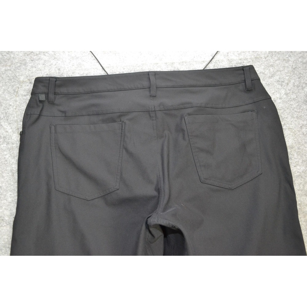 Lululemon Pants Mens 38x31 Black ABC Classic 5 Pocket Stretch Casual Golf Travel - Picture 8 of 16